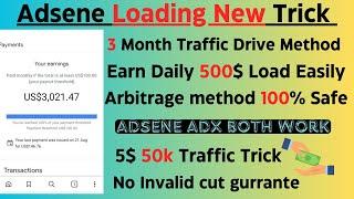 Google adsense loading | Try this method to earn $1500 Daily | Adsene Loading Arbitrage Method