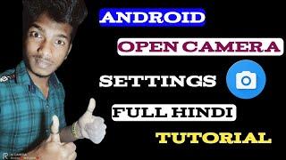 Android Open Camera Setting For Youtube Videos ||Full Tutorial In Hindi ||Mujib Tech ||