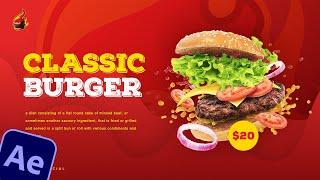 Fast Food Slideshow in After Effects - After Effects Tutorials - No Plugins