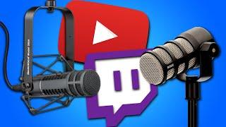 The BEST Microphones for Streaming on TWITCH and YOUTUBE in 2022 - Blue Yeti vs PodMic vs RE20