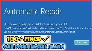 Cara atasi automatic Repair Di Windows 10 | How to Automatic Repair Loop Problems in Windows 11