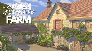 COTTAGE LIVING FARM (NO CC) English Family Farmhouse for my new Let's Play Sims 4 Speed Build