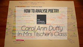 Carol Ann Duffy's "In Mrs Tilscher's Class" | How to Analyse Poetry