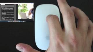 How To Use Apple Magic Mouse Gestures and Multi Touch