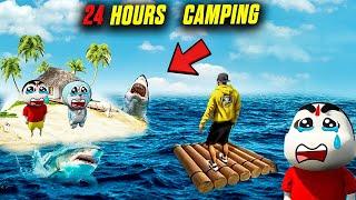 Shinchan&Doraemon 12 hours camping in island GTA 5