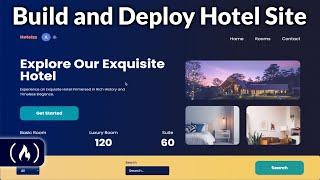 Full Stack Tutorial – Hotel Management Site w/ Next.js, React, Sanity.io, Tailwind, Stripe