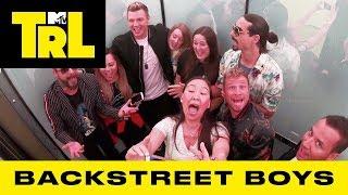 Backstreet Boys Surprise Fans w/ 'I Want It That Way' & 'As Long As You Love Me' Sing-A-Longs | TRL