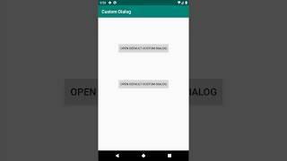 Android Custom Dialog