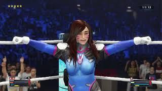 WWE 2K24 Samus VS DVA Thick Stink Face Tombstone Ironwoman