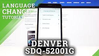 DENVER SDQ-52001G and Language List - Set Up Device Language