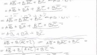 (old) Boolean algebra #25: DeMorgan's theorem - examples (continued)