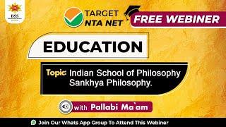 UGC NET Sankhya Philosophy | Indian School of Philosophy Sankhya Philosophy | BSSEI