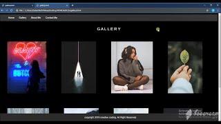 How To Create A Gallery Web Page Using HTML And CSS Step By Step Website Tutorial