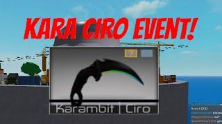 How to get Karambit Ciro! (Counter Blox Trading Event!)