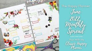 PWM | June Monthly Spread 2022 | The Happy Planner