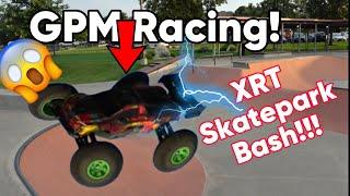 Fully Upgraded Traxxas XRT at The Skatepark!!! GPM Racing Parts and Upgrades!