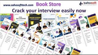 Crack your interview easily now | interview Question answers e books | Sahosoft