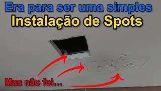 Como Distribuir e Instalar Spots Embutidos no Gesso. Serviços Elétricos do Dia a Dia.