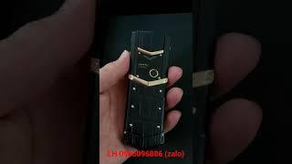 Vertu Độ Vỏ, Vertu Lên Vỏ bằng toàn vàng khối 18k khẳng định vị trí số 1