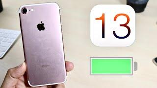 iOS 13 BATTERY LIFE On iPhone 7! (Review)