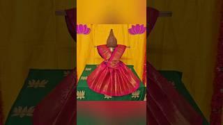 Varalakshmi pooja decoration | ammavari alankarana | varalakshmi vratham #shorts