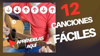 12 canciones fáciles para tocar en guitarra