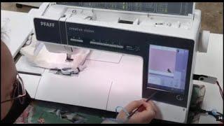 Learning the PFAFF embroidery machine