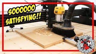 First Carve On The Massive CNC - Fails And Wins!