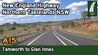 Driving from Tamworth to Glen Innes via Armidale – New England Hwy, Northern Tablelands [4K]