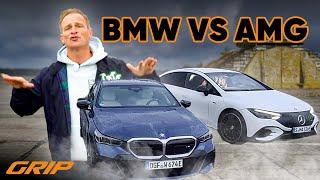 Sportliche Limos: BMW i5 M60 xDrive mit 601 PSMercedes-AMG EQE 53 4MATIC+ mit satten 625 PS I GRIP