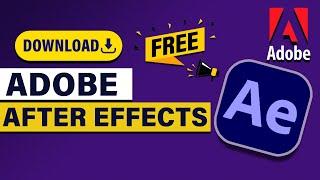 Download Adobe After Effects For FREE On Pc & Mac