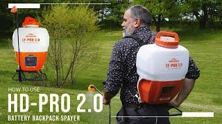 How To Use The HD-PRO 2.0 Backpack Sprayer? | PetraTools