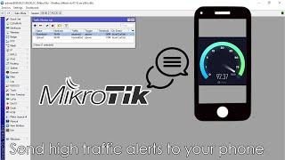Cara mengirim peringatan lalu lintas tinggi ke ponsel Anda dari router Mikrotik