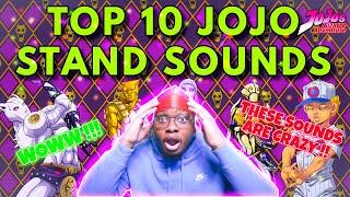 Non Jojo's Fan Reacts - TOP 10 JoJo Stand Sound Effects Reaction JoJo's Bizarre Adventure