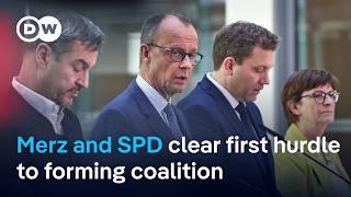 Germany: CDU/CSU and SPD to begin formal coalition negotiations | DW News