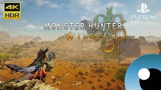 Monster Hunter Wilds • 4K HDR Performence Mode 60FPS Starting Block Gameplay • PS5 Pro