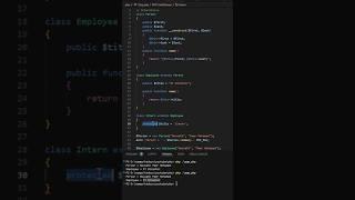 Master PHP Inheritance: Understanding Class Extends in OOP ️ | Slide 9 Part 2 in Tamil #shorts