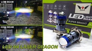 Review LED Laser H4 Dragon Hi-Lo Beam