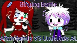 Afton family VS Undertale AU Singing battle