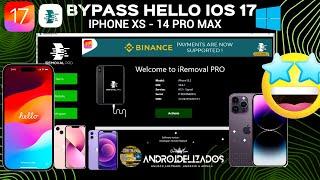 Bypass Hello Señal iPhone XR - 14 ProMax - iRemoval Pro iOS 17| Windows -Full Signal Update OTA v2.0