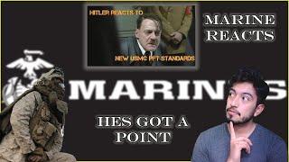 Marine reacts to Hitler finding out new USMC PFT standards