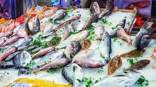 LIVE 4K Indonesia street Food || Amazing Fish Cutting 