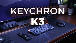 I LOVE this low-profile Mechanical Keyboard // Keychron K3  v2  - Review