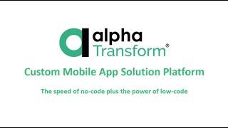 Do you want to create powerful mobile data capture apps created in under 2 hours?