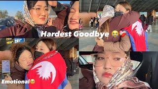 Hardest Goodbye To My Sister| Emotional| Farewell | Supriya Gurung