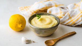 Homemade Garlic Aioli Recipe