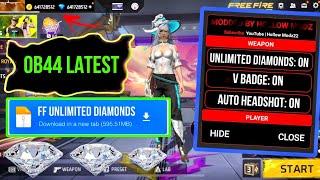 Free Fire Unlimited Diamond Hack 2024 || Free Fire Max Mode Apk diamond hack || FF Mode Menu OB44