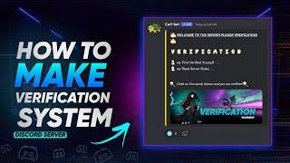 How to setup verification system on discord server