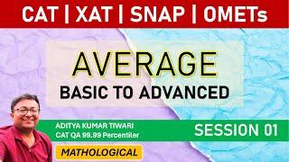 Average | Basics || CAT 2024 Preparation | Arithmetic | Quantitative Aptitude