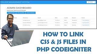 How to set Bootstrap CSS and JS files with Codeigniter Project Part-3